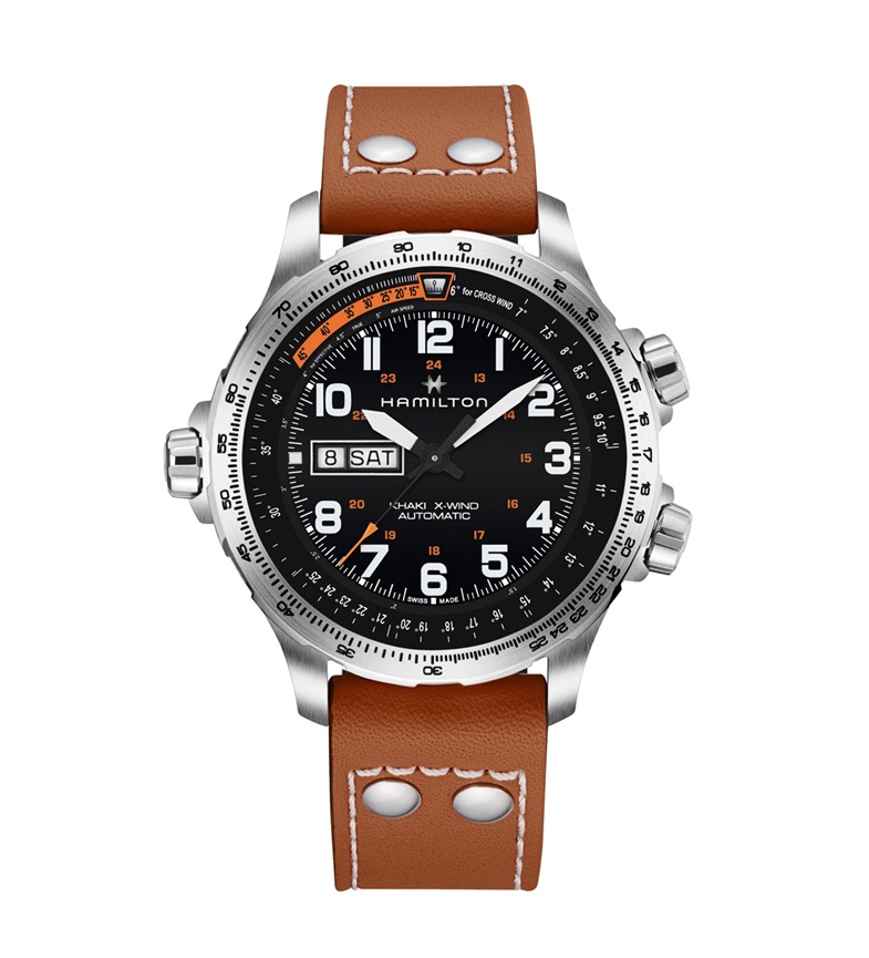 ساعة هاميلتون Khaki X-Wind Auto Chrono: براعة تقنية مذهلة ودقة متناهية تفوق التوقعات